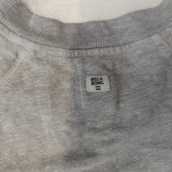 Billabong Size Small Cutoff Gray Sweatshirt - Picture 11 of 11